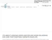 Tablet Screenshot of goodlookseyewear.com